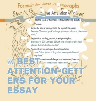 A grabber for an essay
