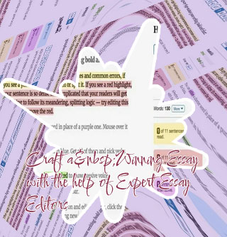 Application essay editing