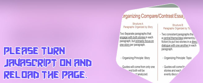 Comparative analysis essay on two articles example
