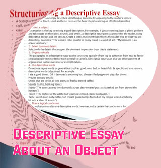 Describing an object essays