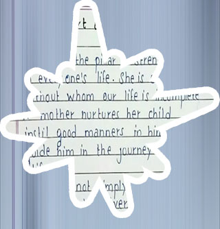 Describing my mother essay