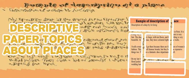 Descriptive essay about a place
