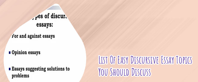 Discursive essay