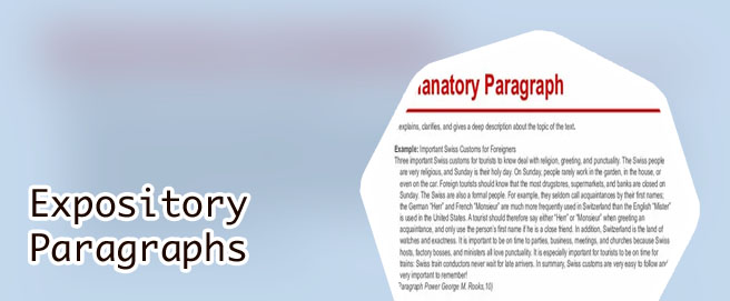 Example of expository paragraph about family