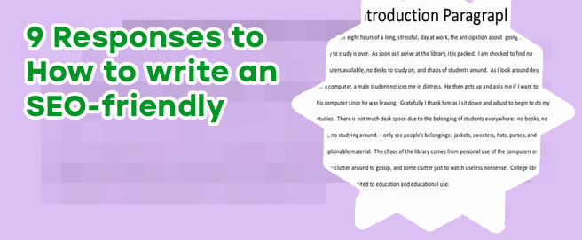 How to write an introduction paragraph
