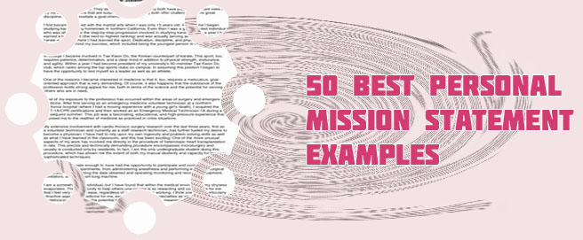 Personal goal statement examples