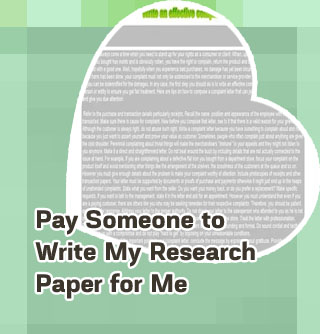 Research paper pay someone