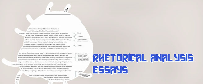 Rhetorical analysis essay examples