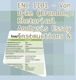 Rhetorical analysis summary example