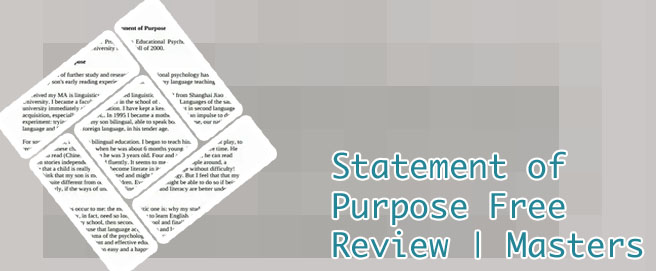 Statement of purpose editing