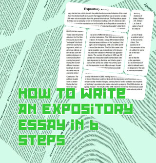 Steps in writing an expository essay